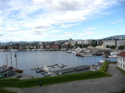 View of Oslo from Akershus Wall