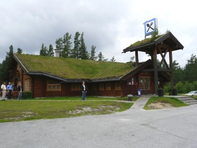 Sod Roof at Rest Stop
