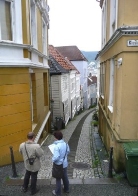 Narrow Street in Bergen