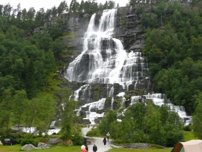 Tvindefoss Waterfall