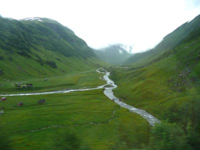 Valley in Vika Mountains