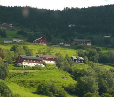 Large Dairy Farms along Gudbrands Valley
