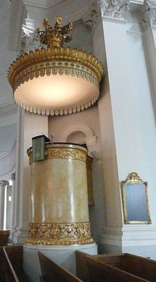 Pulpit in Helsinki Lutheran Cathedral