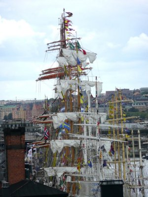 Masts of A Tall Ship