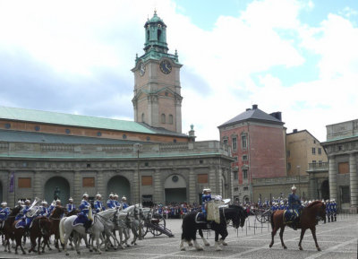 Swedish Mounted Band Enters