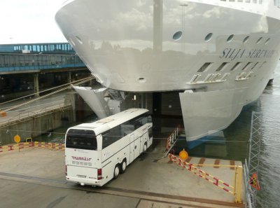 Our Bus Loading on Ferry