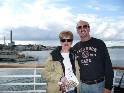Susan & Bill on Aft Deck