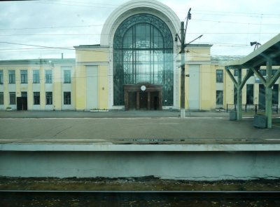 Train Station in Rural Russia