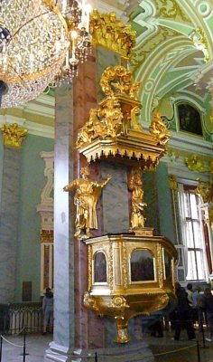 Pulpit in Peter & Paul Cathedral