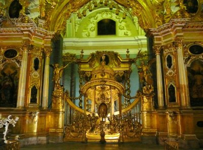 Iconostasis (1729) in Peter & Paul Cathedral