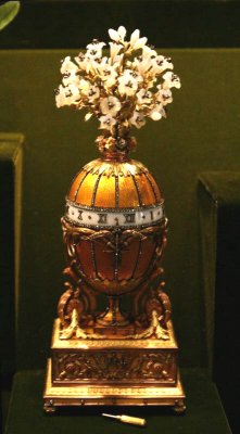 Bouquet of Lillies Faberge Egg Clock (1899) {1 of 10 on display}