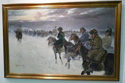 Napoleon's Retreat from Russia (E. Kossak 1927)