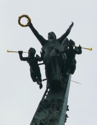 Nike, Goddess of Victory, at Top of Obelisk