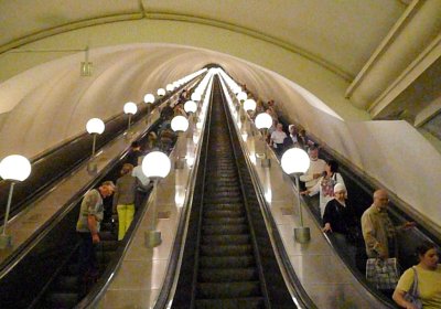 Longest Escalator on Moscow Metro