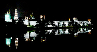 Novodevichy Convent Reflected in Lake
