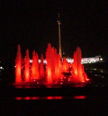 Memorial Fountains & Victory Hill Obelisk
