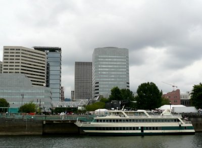 Downtown Portland as Viewed from Our Portside Veranda
