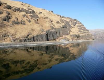 Basalt Formation & Road Along Snake River