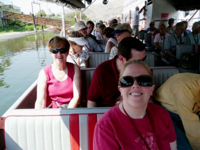 Barbara & Susan Onboard for Jet Boat Trip on Snake River
