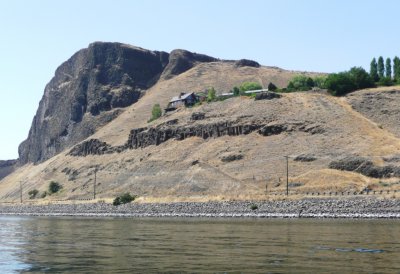 House on Hill Overlooking Snake River