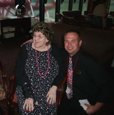 Mary and Nick in Paddlewheel Lounge