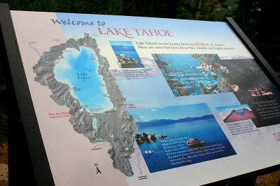 Lake Tahoe sign