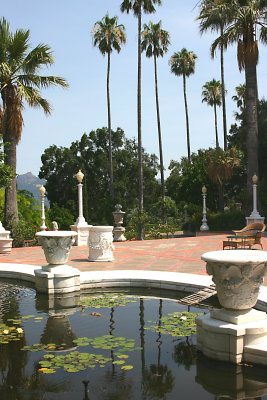 Hearst lily pond and terrace
