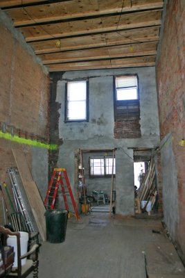 Second floor gone