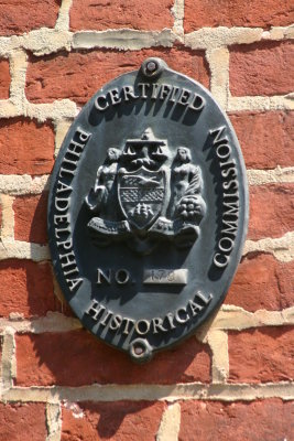 Historic house plaque