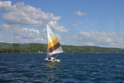 Under sail