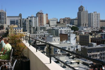 Penthouse terrace view