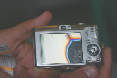 Wayne's shattered camera