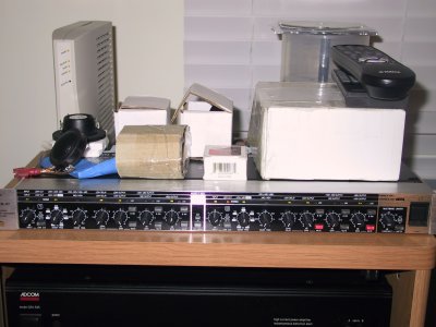 Behringer CX3400 used for tweeter auditions.