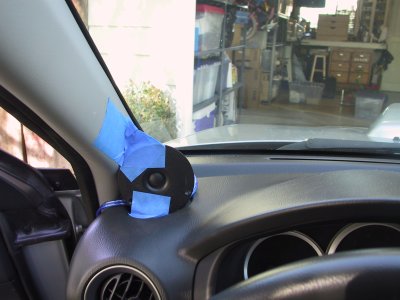 Temporary dash mount of Hiquphon OWII