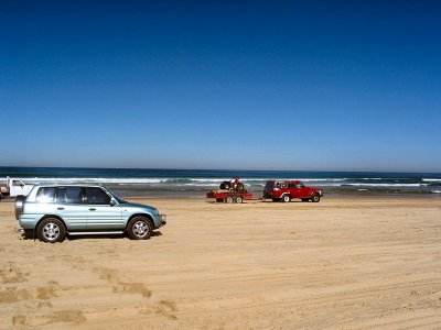 4 WD on Isolated Beach