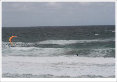 Sailboarder Copacabana Beach 6