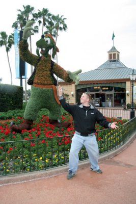 Kyle find inspiration at Epcot