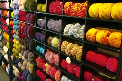 Yarn shop, Paris
