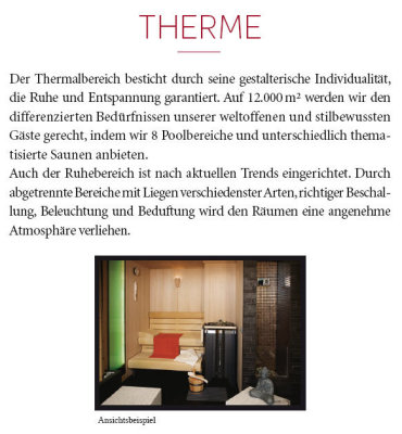 Ruhe und Entspannung