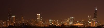 Chicago Evening Skyline
