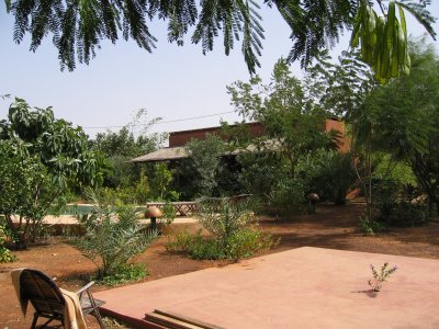 The resort bungalows