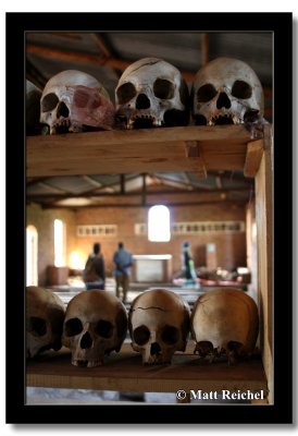 Skulls in the Curch, Ntarama, Rwanda