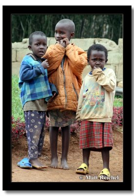 Three Children, Outside Kigali, Rwanda