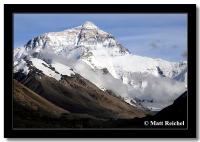 Everest in the Afternoon, Rongbuk, Tibet