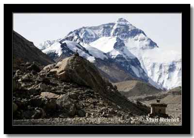 Everest Looming Behind, Everest Base Camp, Tibet
