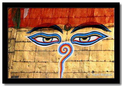 Buddha's Eyes, Swayambhunath, Nepal