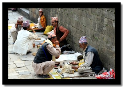 Hindu Priests, Pashupatinath, Nepal