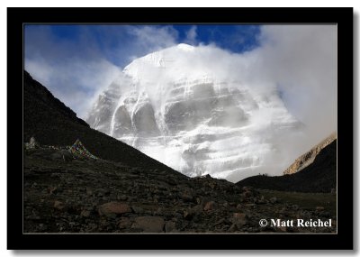 Kailash's Early Morning Glow, Western Tibet