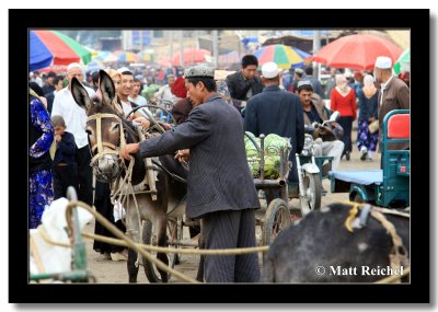 Hotan's Sunday Market, East Turkistan (Xinjiang)