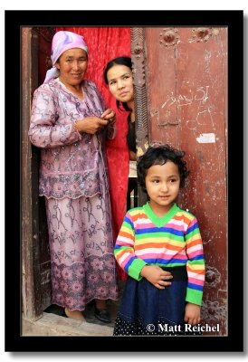 Kashgar Family, East Turkistan (Xinjiang)